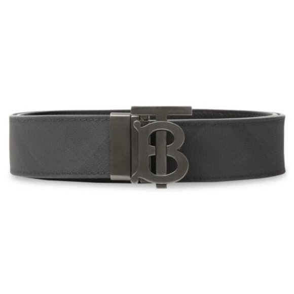 New BURBERRY Monogram Motif Reversible Leather Belt - Picture 1 of 3